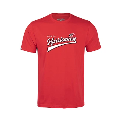Youth Levelwear Carolina Hurricanes Little Richmond Retro Script T-Shirt