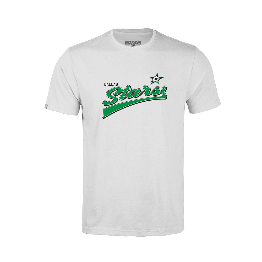 Youth Levelwear Dallas Stars Little Richmond Retro Script T-Shirt