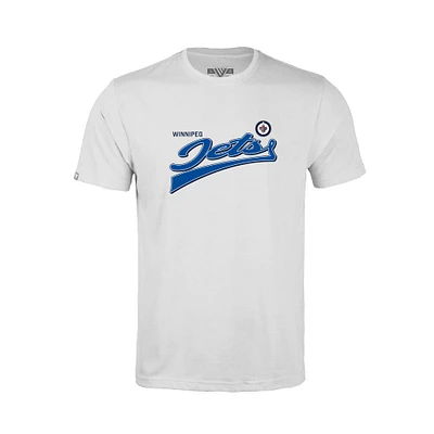 Youth Levelwear Winnipeg Jets Little Richmond Retro Script T-Shirt