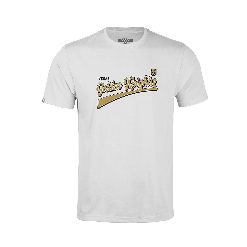 Youth Levelwear Vegas Golden Knights Little Richmond Retro Script T-Shirt
