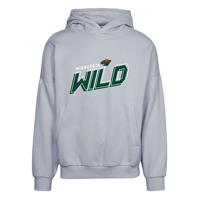 Men's Levelwear Gray Minnesota Wild Contact Premier 2.0 Pullover Hoodie
