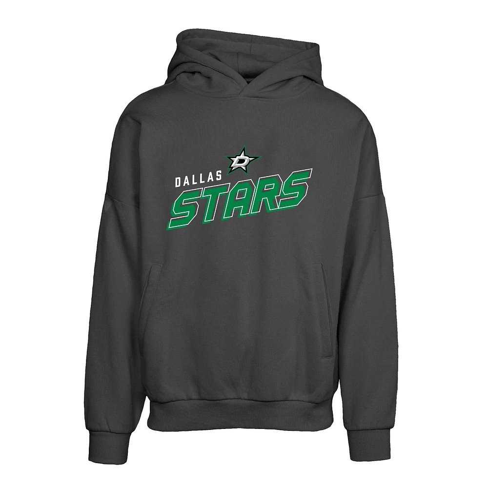 Men's Levelwear Black Dallas Stars Contact Premier 2.0 Pullover Hoodie