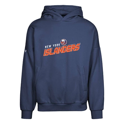 Men's Levelwear Navy New York Islanders Contact Premier 2.0 Pullover Hoodie