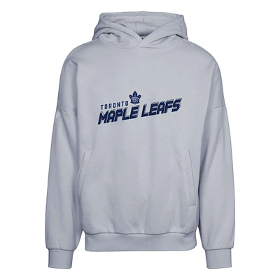 Men's Levelwear Gray Toronto Maple Leafs Contact Premier 2.0 Pullover Hoodie