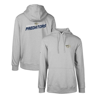 Men's Levelwear Gray Nashville Predators Podium Insignia Core Pullover Hoodie