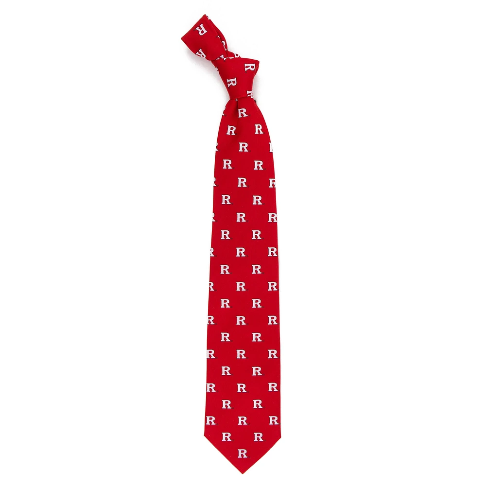 Men's Scarlet Rutgers Scarlet Knights Echo Woven Silk Tie