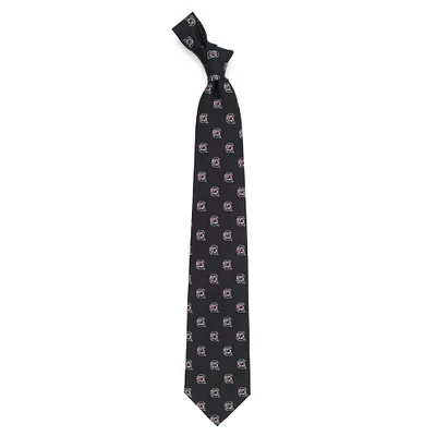 Men's Black South Carolina Gamecocks Echo Woven Silk Tie