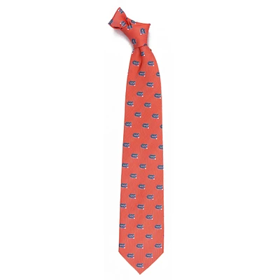 Men's Orange Florida Gators Echo Woven Silk Tie