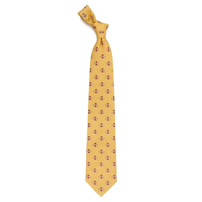 Men's Gold Iowa State Cyclones Echo Woven Silk Tie