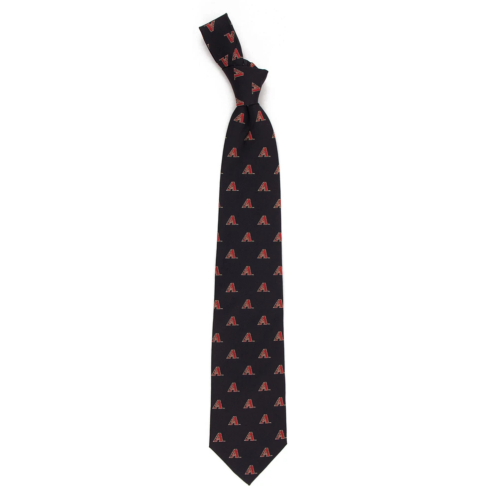 Men's Black Arizona Diamondbacks Echo Woven Silk Tie