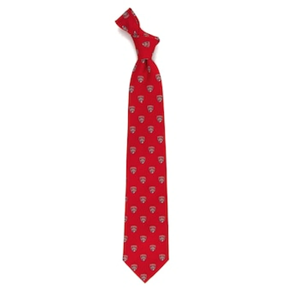 Men's Red Florida Panthers Echo Woven Silk Tie