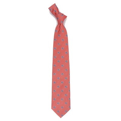 Men's Orange Auburn Tigers Echo Woven Silk Tie