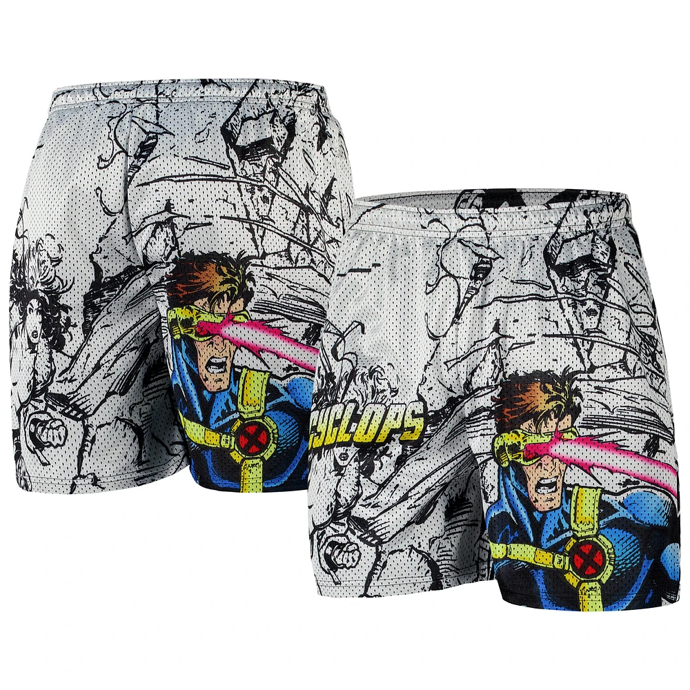 Men's Chalk Line White X-Men Cyclops Retro Shorts