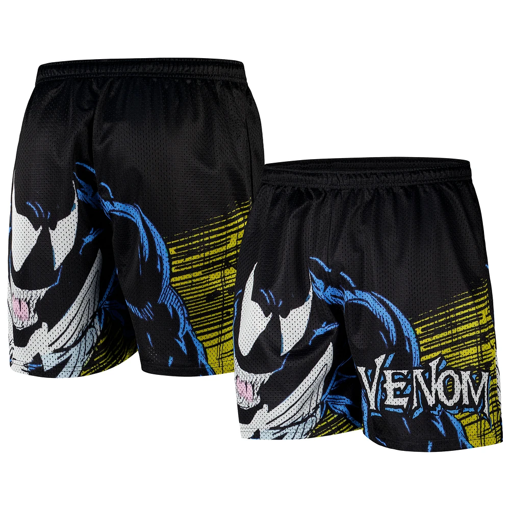 Men's Chalk Line Black Venom Amazing Spider-Man #316 Retro Shorts
