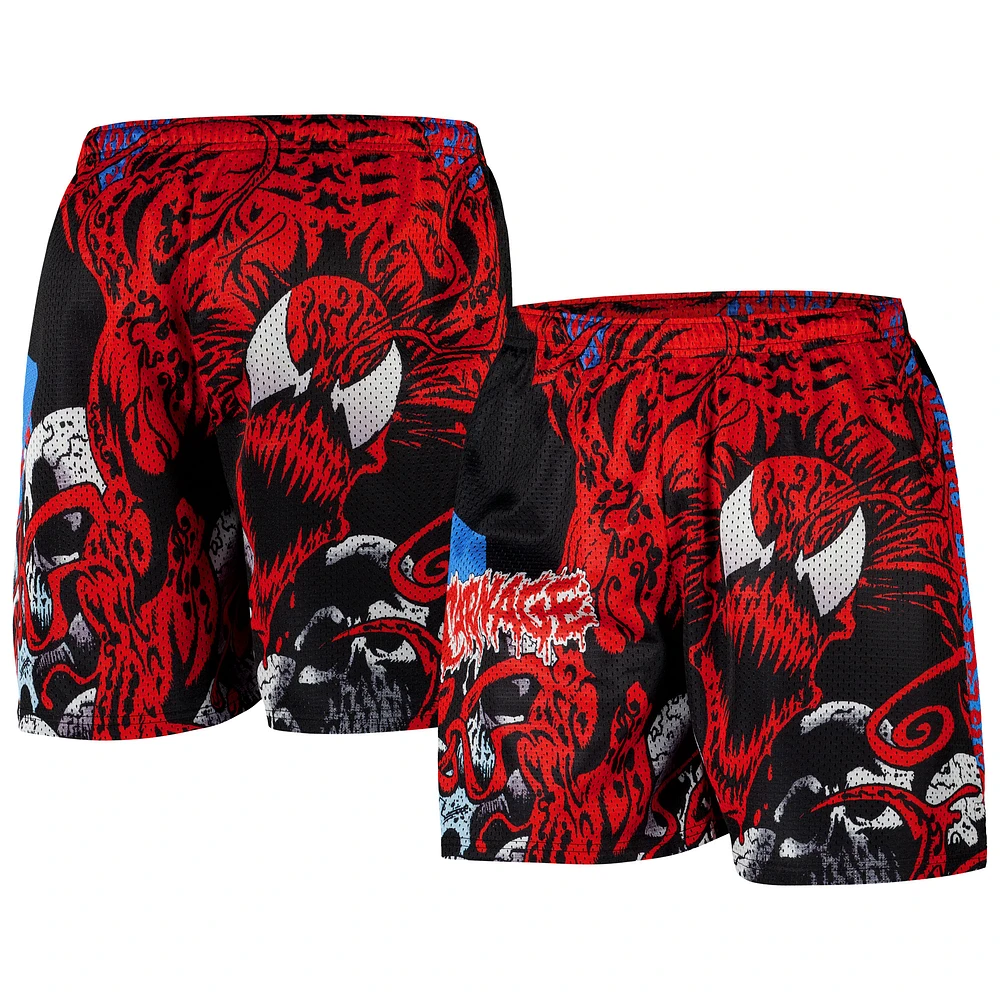 Men's Chalk Line Red Venom Carnage Mind Bomb 1996 Retro Shorts
