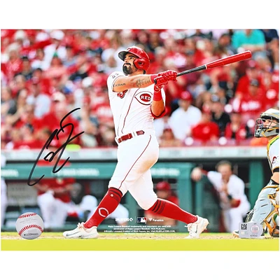 Christian Encarnacion-Strand Cincinnati Reds Autographed 8" x 10" Hitting Photograph