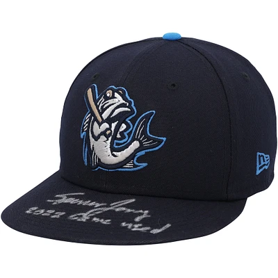 Spencer Jones Tampa Tarpons Autographed Game-Used Navy Cap from the 2022 MiLB Season with "Game Used" Inscription