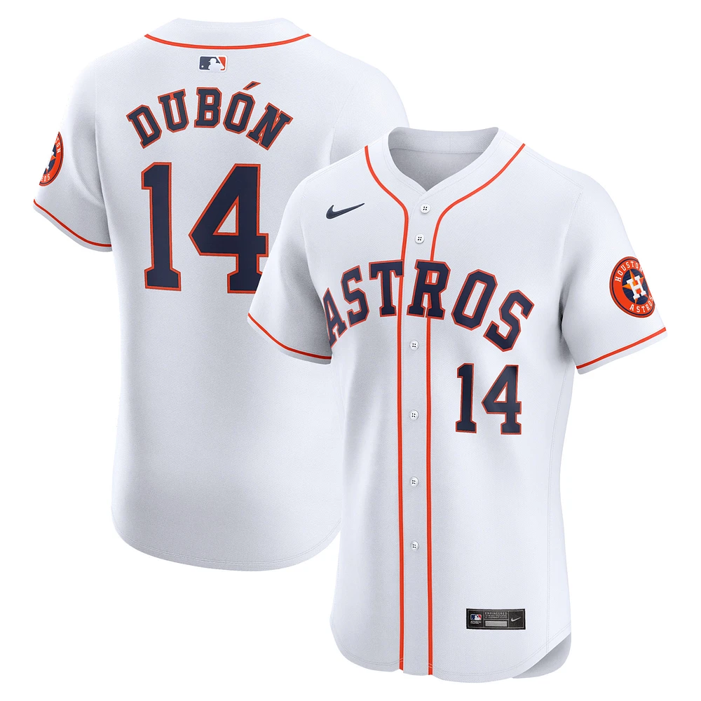 Men's Nike Mauricio Dubon White Houston Astros Home Elite Player Jersey