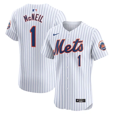 Men's Nike Jeff McNeil White New York Mets Home Elite Player Jersey