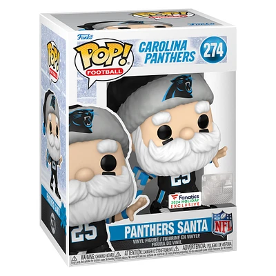 Carolina Panthers Santa Funko Pop! 2024 Fanatics Exclusive Vinyl Figure
