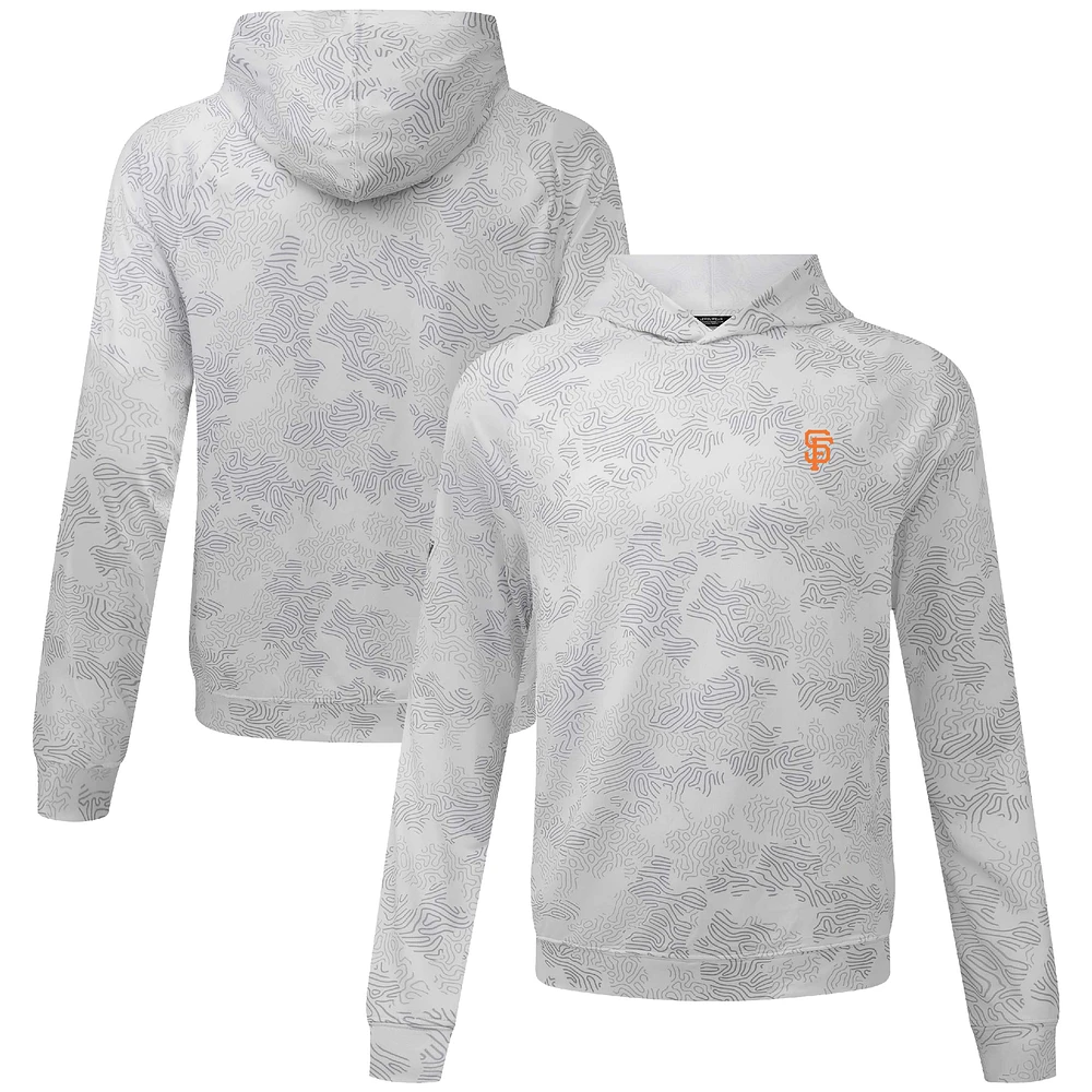 Men's Levelwear White San Francisco Giants Blender Insignia Hoodie