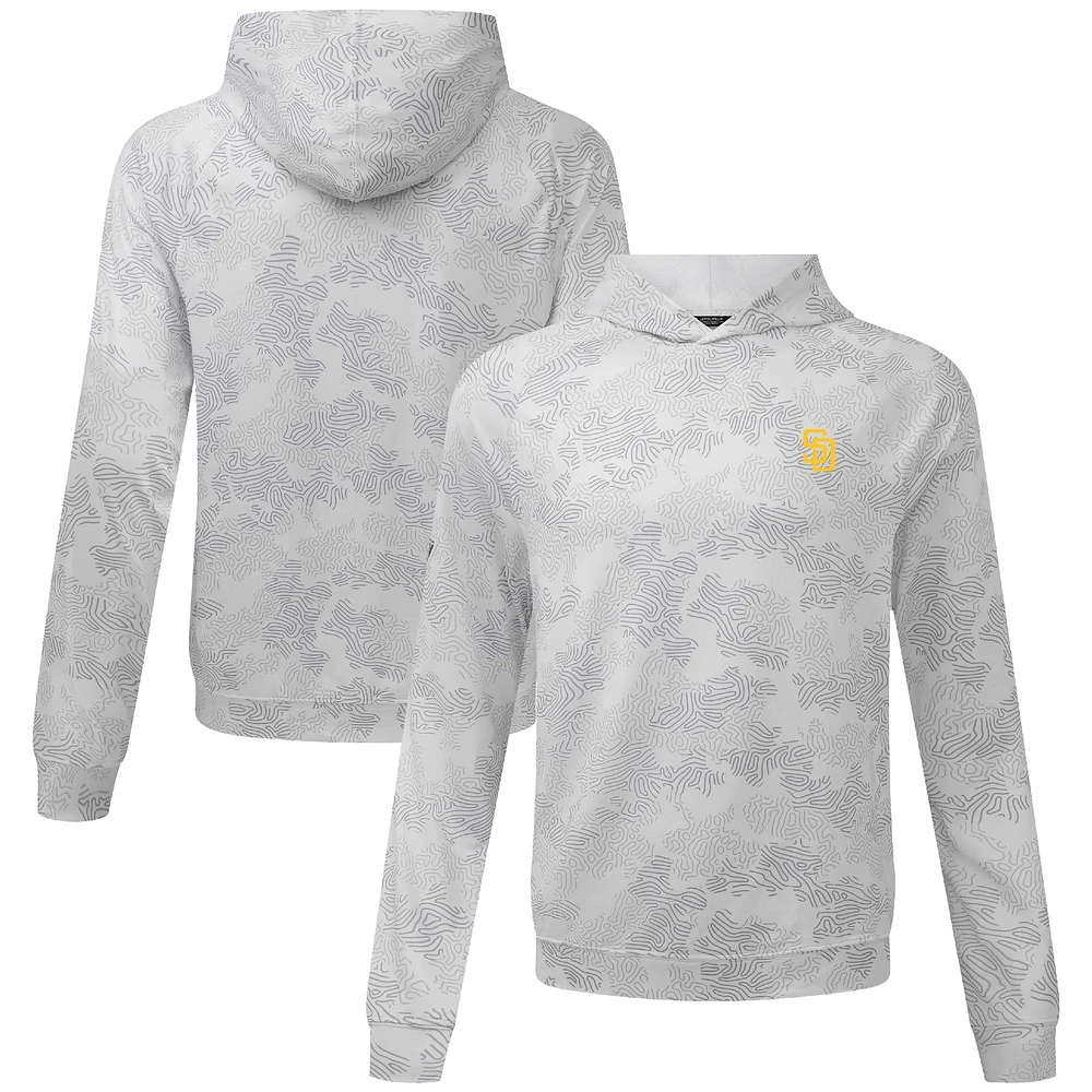 Men's Levelwear White San Diego Padres Blender Insignia Hoodie
