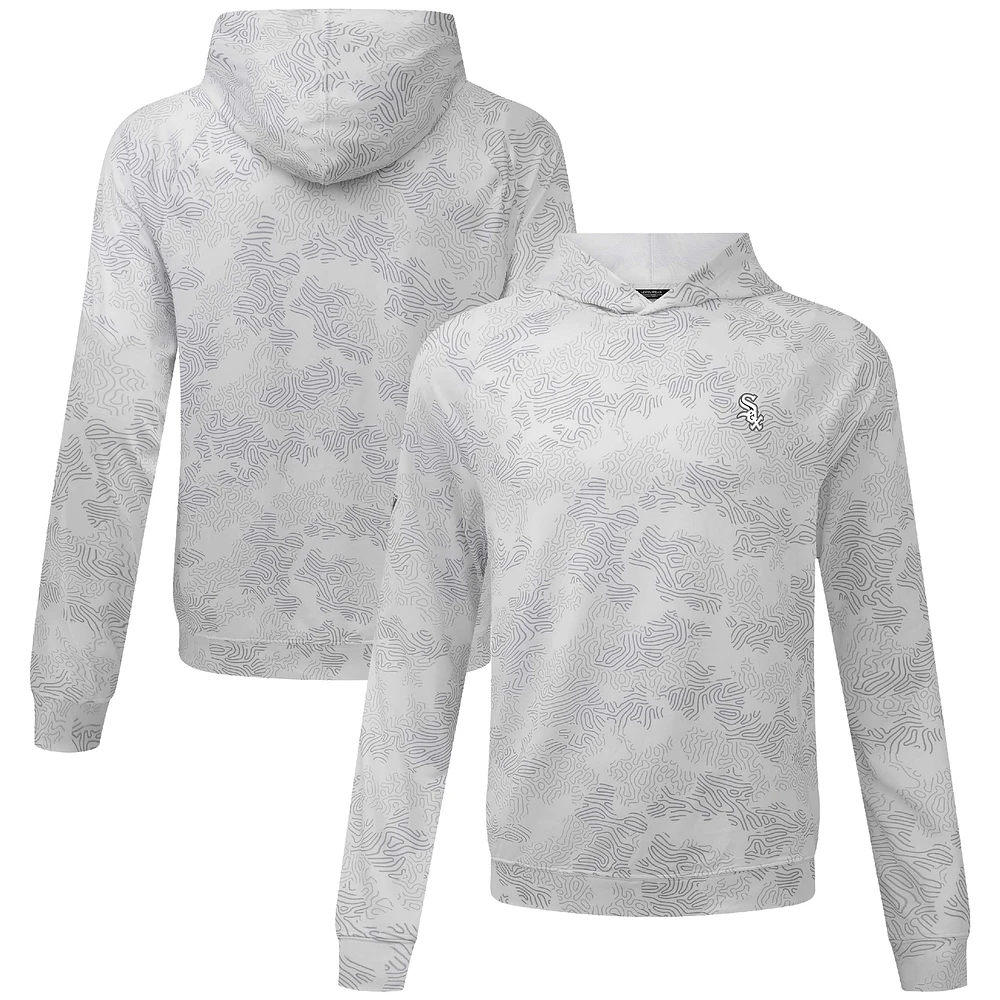 Men's Levelwear White Chicago Sox Blender Insignia Hoodie