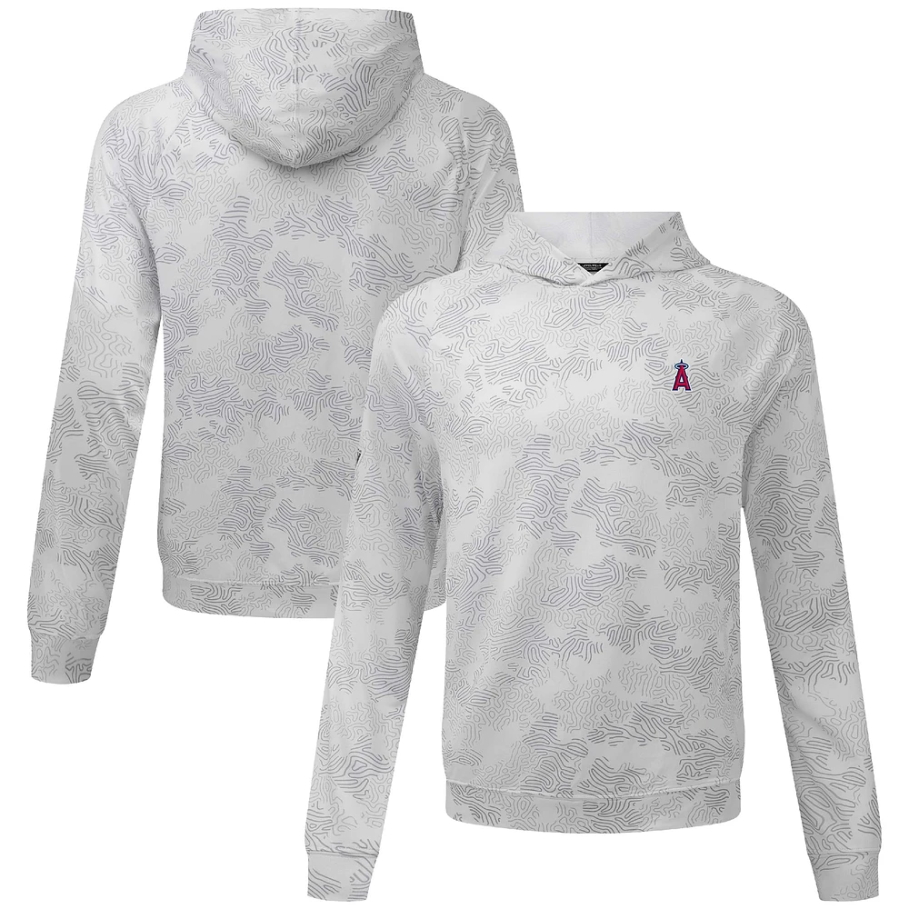 Men's Levelwear White Los Angeles Angels Blender Insignia Hoodie