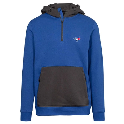 Men's Levelwear Royal Toronto Blue Jays Chicane Insignia Quarter-Zip Hoodie