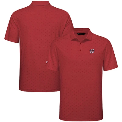 Men's Levelwear Red Washington Nationals Detect Insignia Polo