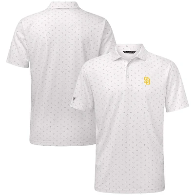 Men's Levelwear White San Diego Padres Detect Insignia Polo