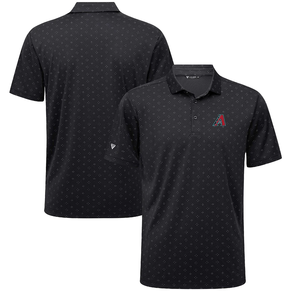 Men's Levelwear Black Arizona Diamondbacks Detect Insignia Polo
