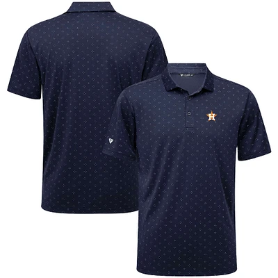 Men's Levelwear Navy Houston Astros Detect Insignia Polo