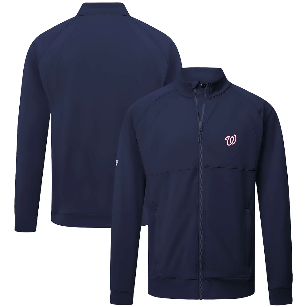 Men's Levelwear Navy Washington Nationals Form Insignia Full-Zip Jacket