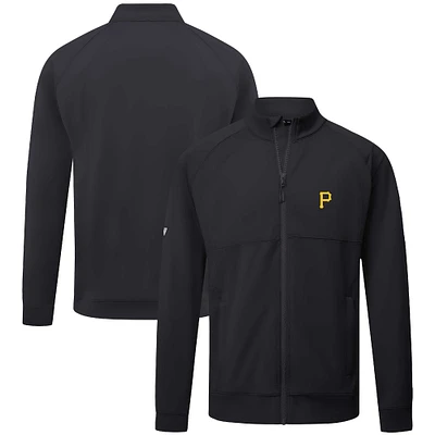 Men's Levelwear Black Pittsburgh Pirates Form Insignia Full-Zip Jacket