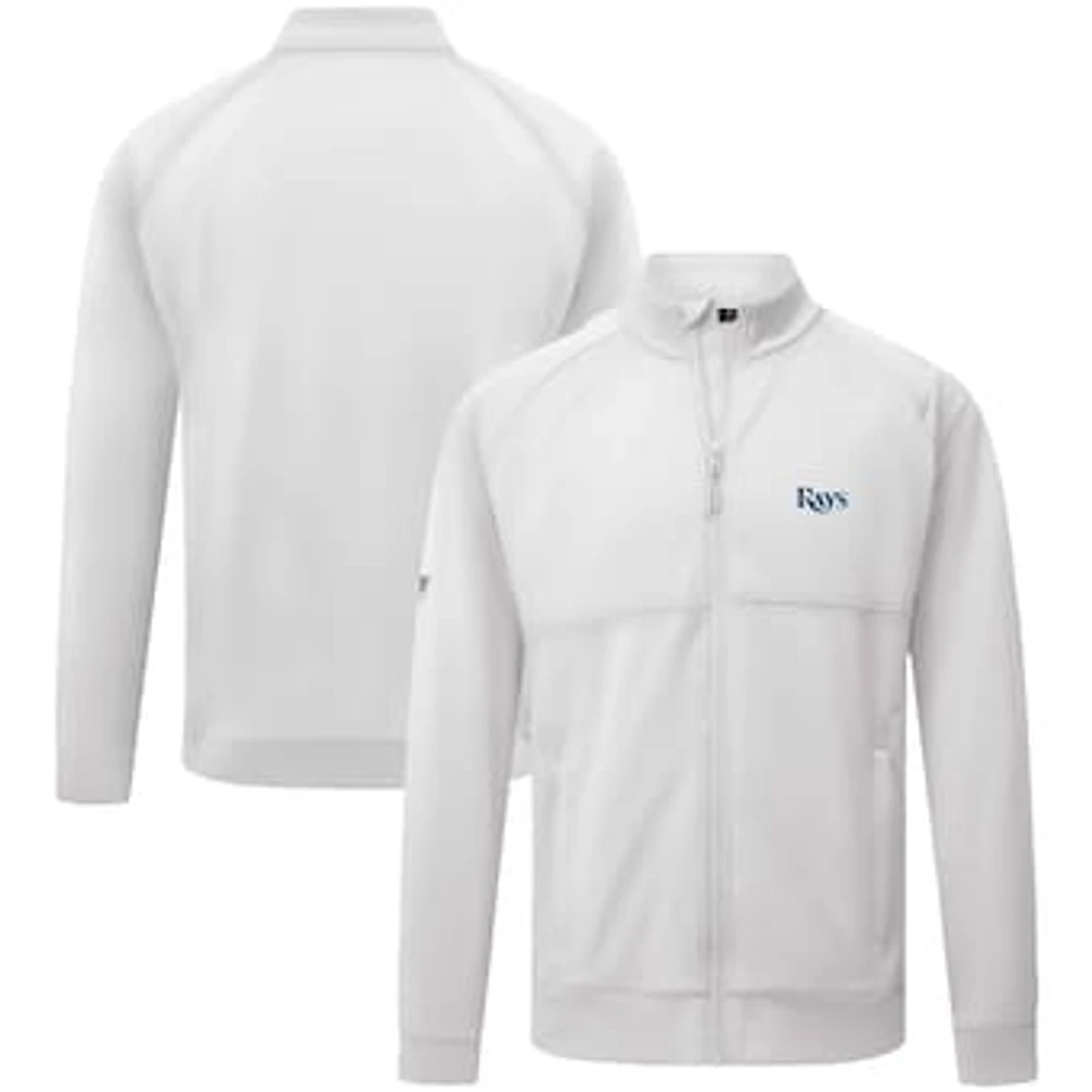 Men's Levelwear White Tampa Bay Rays Form Insignia Full-Zip Jacket