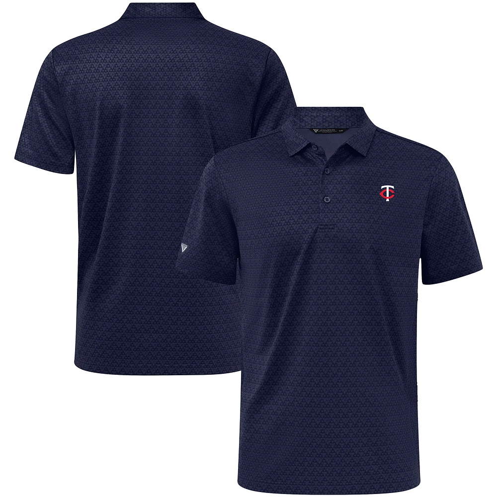 Men's Levelwear Navy Minnesota Twins System Insignia Polo