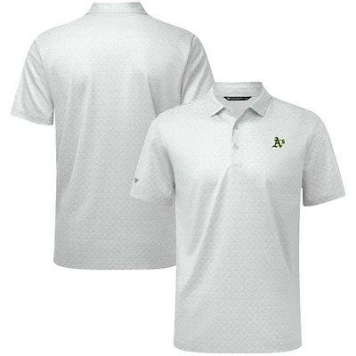Men's Levelwear White Athletics System Insignia Polo
