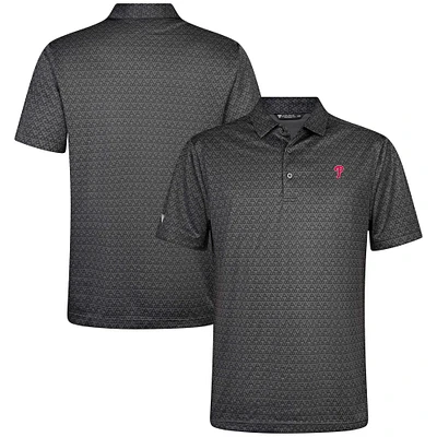 Men's Levelwear Charcoal Philadelphia Phillies System Insignia Polo
