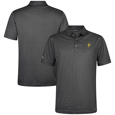 Men's Levelwear Charcoal Pittsburgh Pirates System Insignia Polo