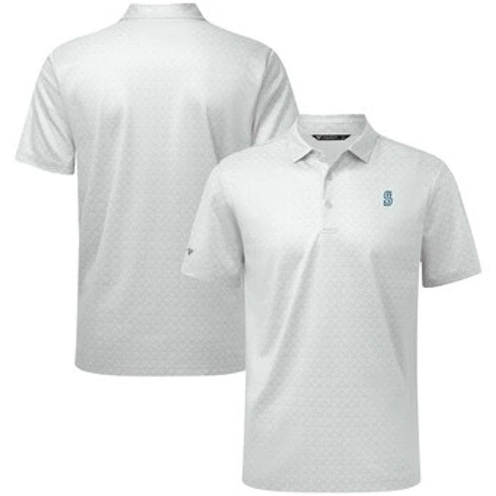 Men's Levelwear White Seattle Mariners System Insignia Polo
