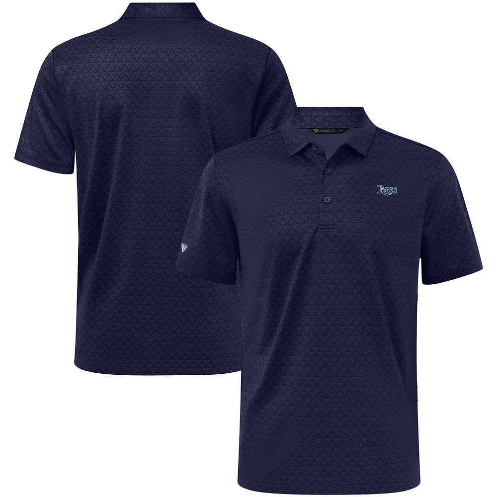 Men's Levelwear Navy Tampa Bay Rays System Insignia Polo