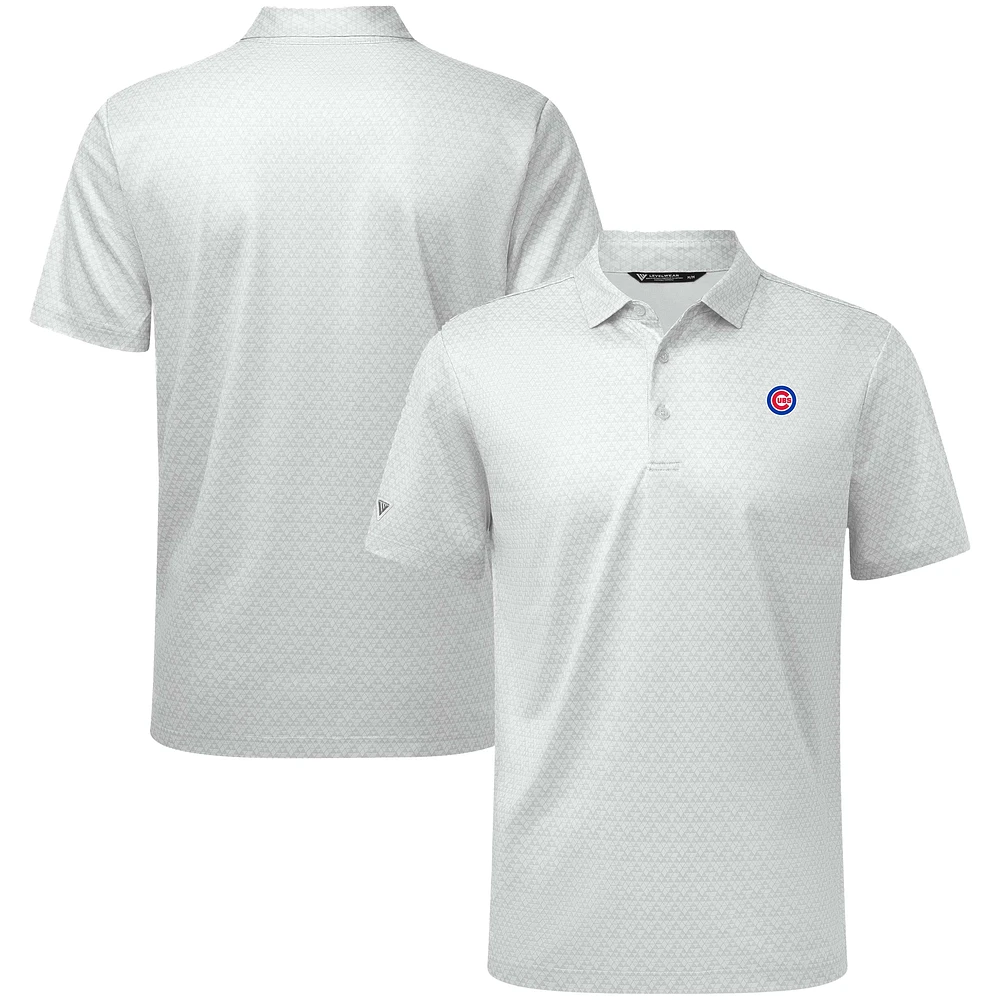Men's Levelwear White Chicago Cubs System Insignia Polo