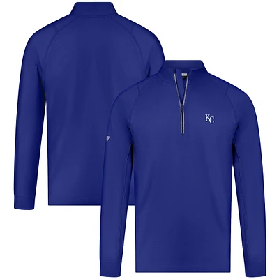 Men's Levelwear Royal Kansas City Royals Theory Insignia Quarter-Zip Pullover