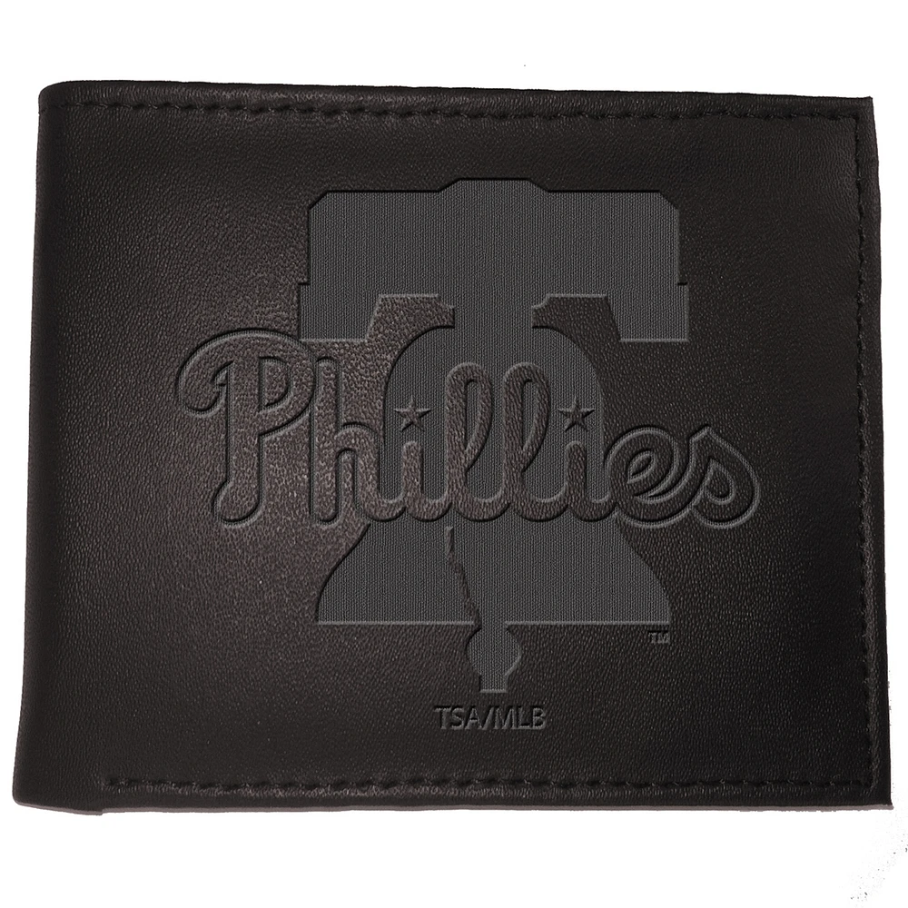 Black Philadelphia Phillies Hybrid Bi-Fold Wallet