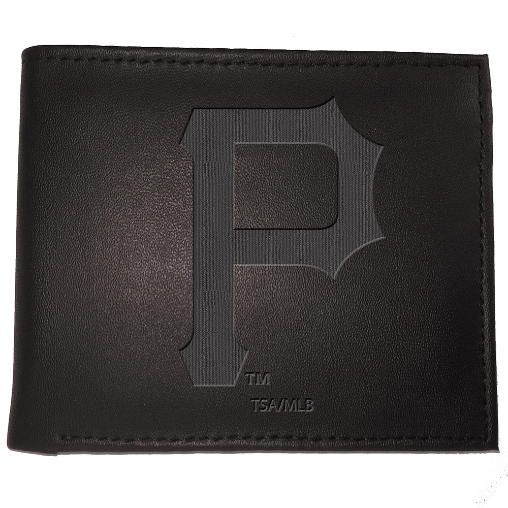 Black Pittsburgh Pirates Hybrid Bi-Fold Wallet