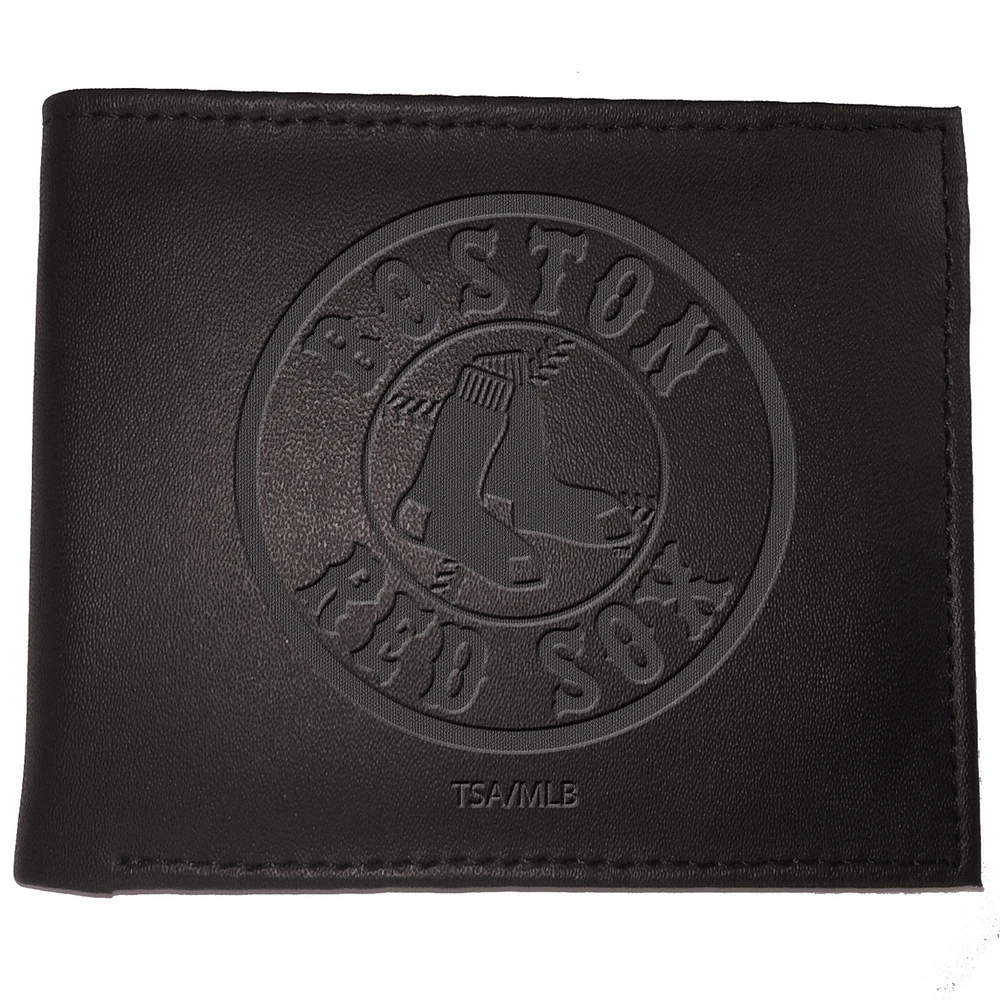 Black Boston Red Sox Hybrid Bi-Fold Wallet