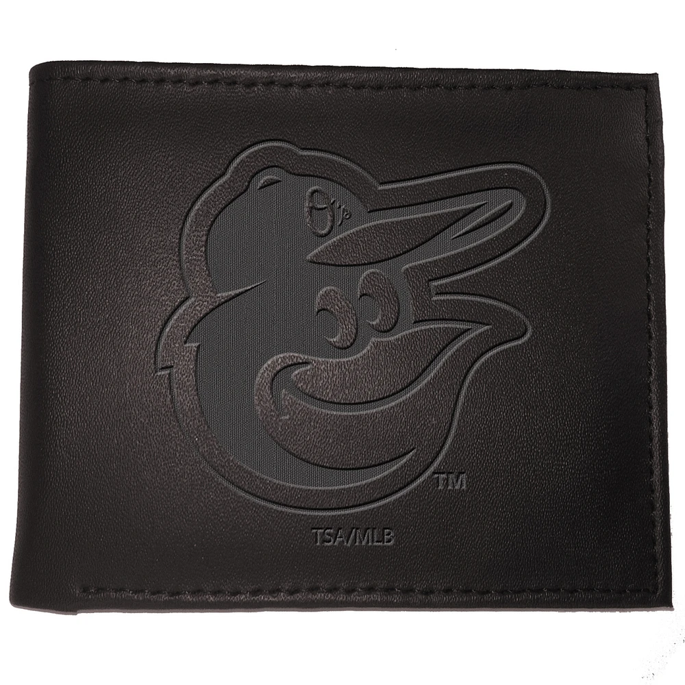 Black Baltimore Orioles Hybrid Bi-Fold Wallet
