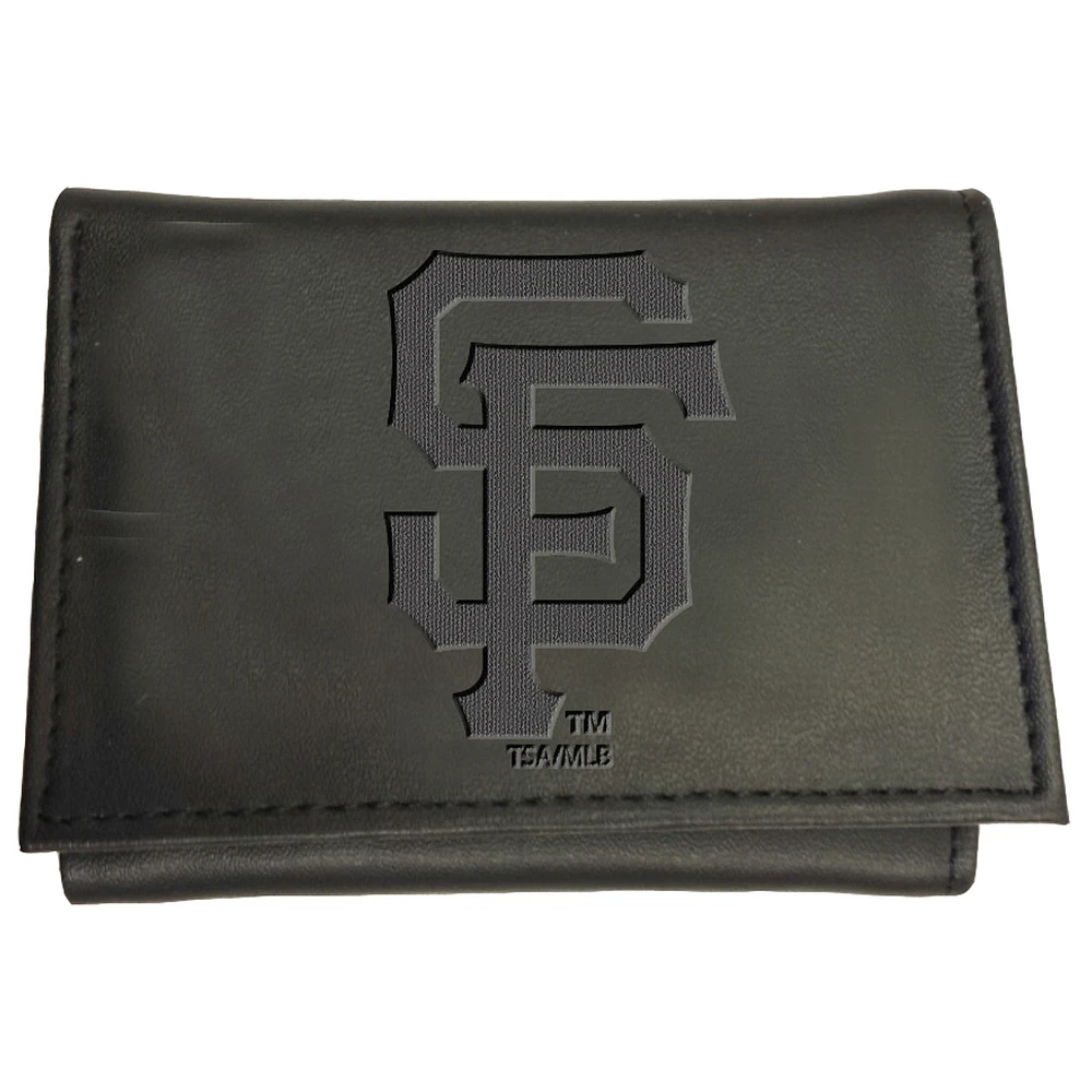 Black San Francisco Giants Hybrid Tri-Fold Wallet