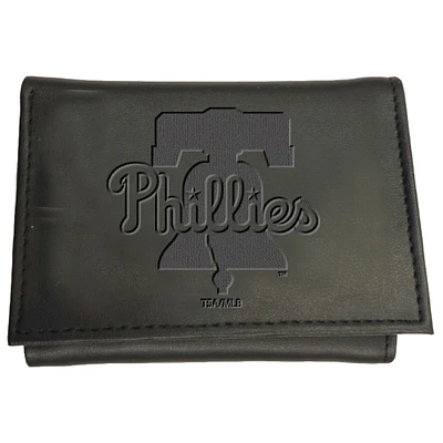 Black Philadelphia Phillies Hybrid Tri-Fold Wallet